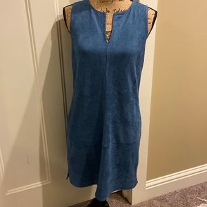 🌸2/$20🌸Faux Suede Tunic Style Dress by Boston proper beautiful slate b…